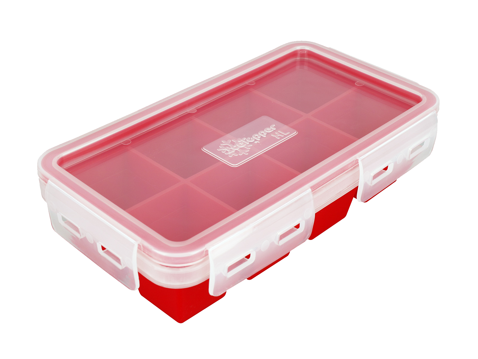 Red Ice Cube Trays 2 Pack Easy-Release BPA-FREE Dishwasher Safe FREE  SHIPPING